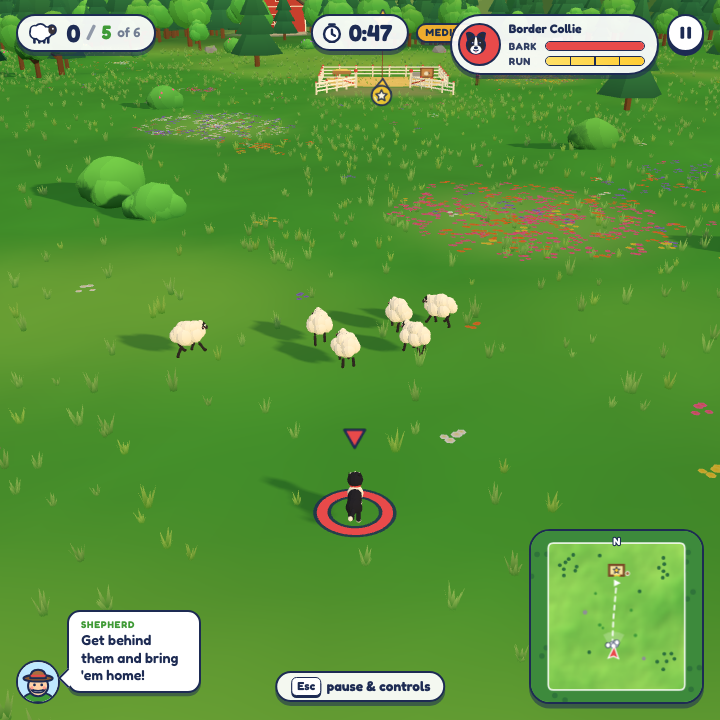 Gameplay screenshot of the BAA game generated by Claude Opus 5.5