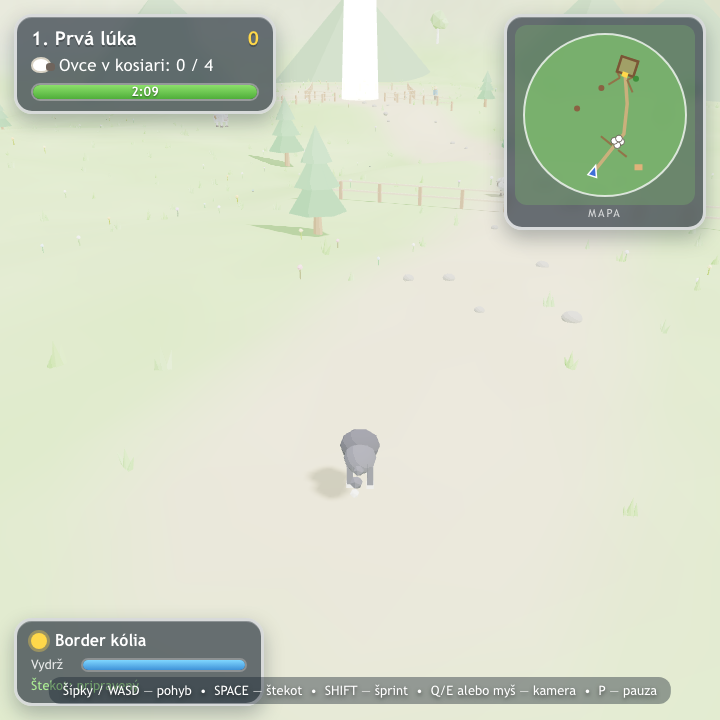 Gameplay screenshot of the BAA game generated by DeepSeek V4.1 Flash