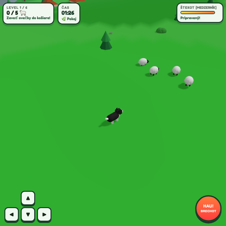 Gameplay screenshot hry BAA vygenerovanej modelom Muse Spark 1.2
