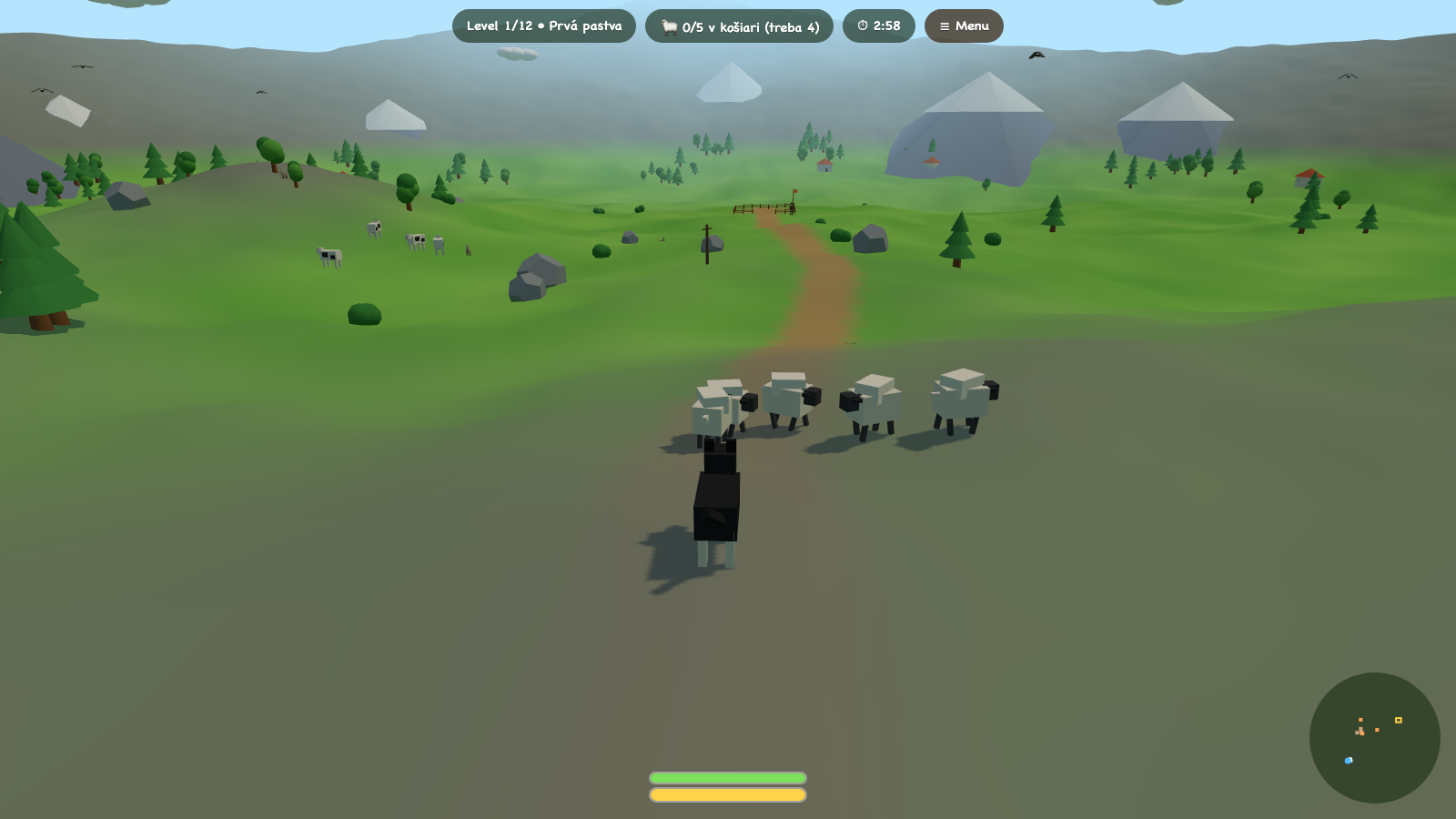 Gameplay of the refined final BAA game built from Fable 5's output