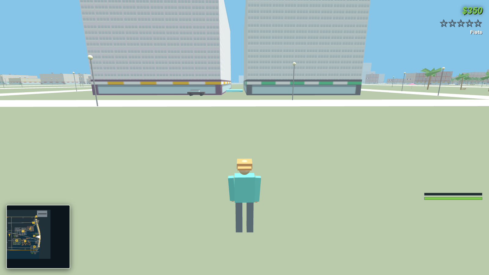 Palm City gameplay by the open-weight GLM 5.3 Flash model